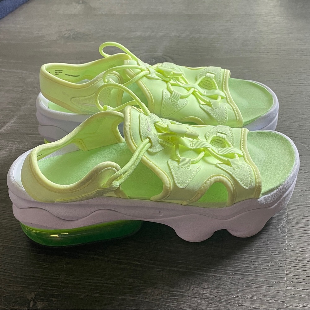 Neon Green Nike Airmax Sandals